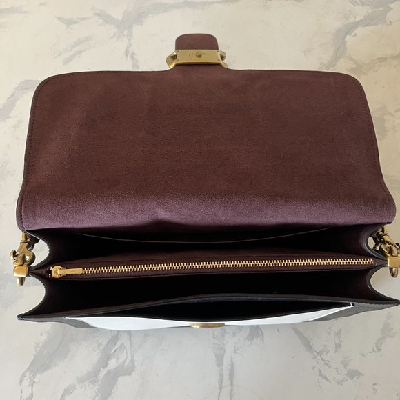 SOLD Coach 1941 Large Tabby Exotic Snakeskin Shoulder Bag w Leather Crossbody - Picture 10 of 16